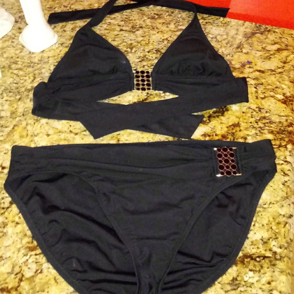 1004 Bamboo Bathing Suit Set